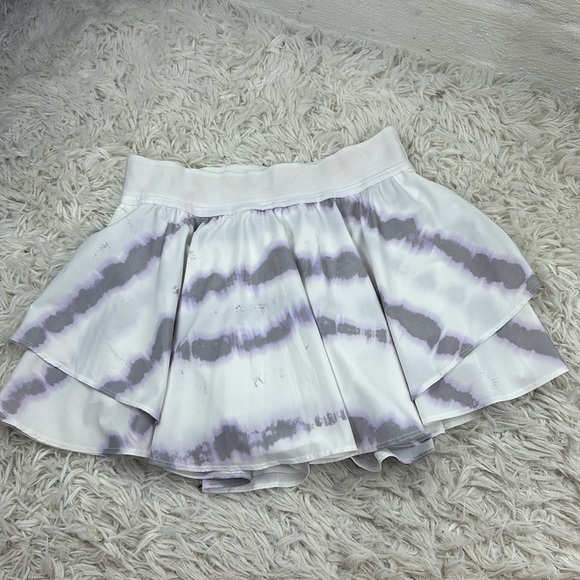 Lululemon Court Rival High-Rise Skirt Transverse Lilac Multi - Picture 1 of 5